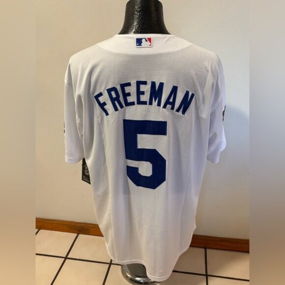Los Angeles Dodgers Freddie Freeman # 5 Jersey , Unisex - Picture 1 of 16